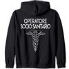 Missione Salute Ruolo operatore OSS, reparto ospedaliero Personale Sanitario Felpa con Cappuccio