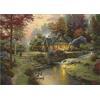 Schmidt Spiele 58464 Thomas Kinkade, Atmosfera serale tranquilla, Puzzle da 1000 pezzi, Multicolore