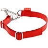 Ferribiella Spa Ferribiella Collare Semistrozzo per Cani in Nylon con Catena Rosso, m