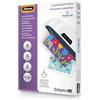 Fellowes Pouches per plastificazione per documenti, formato A4, finitura lucida, confezione da 100 pezzi, 160 micron (2 x 80 micron) Finitura di alta qualità, ideali per foto e avvisi