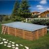 Gre COPERTURA INVERNALE PER PISCINE IN LEGNO RETTANGOLARI 1258x467