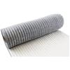 Eleganza No. 24 Metallic Deco Mesh, Argento, 25 cm x 9.1 m