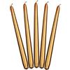 PartyDeco 10 Candele Oro Metallizzate