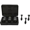 KS Tools 515.0630 1/2 Kit SlimPower per bussole per avvitatori ad impulsi cerchioni in alluminio con magnete integrato, 6 pz
