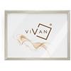 VIVAN Riquadro Cornice, Grigio (Argento), A4