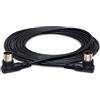 Hosa MID-310RR, Right-angle MIDI Cable, Right-angle 5-pin DIN to Same, 10 ft