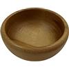 EFO DB Gardentools - Porta Frutta Decorativo Insalatiera per Alimenti Ciotola per Snack in Legno Naturale Elegante Terrina in Legno stile Rustico - Dimensioni 12 cm