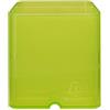 Exacompta - Cod. 67797D - Confezione da 10 Portapenne per scrivania Pen-Cube Linicolor - 2 scomparti di dimensioni ed altezze diverse - Dimensioni (PxLxA): 7,4x7,4x9,3 cm - Verde mela traslucido