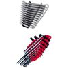 Stanley Silverline SP1236 Serie di Chiave Combinate, 12 Pezzi, 8-19 mm + STANLEY 0-69-253 Set di Chiave 1.5-1 0mm