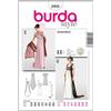 burdastyle Burda B2493 - Cartamodello per Vestito Joséphine, 19 x 13 cm (Lingua Inglese)