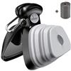 ORIA Paletta per Escrementi di Animali, Portatile Scoop di Poop Dog con Dispenser Bag, Scooper per Animali Domestici per Passeggiate all'Aria Aperta (1 Sacchetto per Rifiuti in Rotolo Incluso)