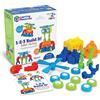 Learning Resources Fabbrica dei Robot 1-2- 3 Build It Giocattolo per la motricità fine, Set di Costruzione di Robot, dai 2 Anni in avanti