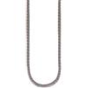 THOMAS SABO Collana in pelle per charm grigio X0244-134-5, Pelle,