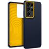 Caseology Cover Nano Pop Compatible con Samsung Galaxy S21 Ultra - Blueberry Navy