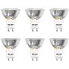 DiCUNO Lampadina LED GU10 5W, Equivalente 50W alogena, 400lm, Bianco caldo 2700K, Non dimmerabile, 220-240V, Angolo ampio 120°, Faretto LED per interni, 6 Pezzi