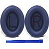 SoloWIT Cuscinetti Auricolari di Ricambio per Bose QuietComfort 35 (QC35) e Quiet Comfort 35 II (QC35 II), Padiglioni con Pelle più Morbida, Schiuma Isolante dal Rumore e Maggiore Spessore - Blu
