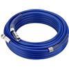 MOPEI 15M x 1/4 in. Tubo per spruzzatore senz'aria, 4300 PSI (blu)