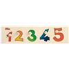 Dida - Numeri, Puzzle in Legno per Bambini 2 3 Anni, Giochi Educativi Didattici, Primi Incastri Montessori, Regalo Giocattoli di Apprendimento Motricità Fine
