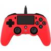 Nacon Gamepad COMPACT Colour Edition Wired Rosso PS4OFCPADRED