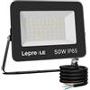 Lepro Faretto LED da Esterno 50W, Proiettore 4250LM Bianca Naturale 5000K