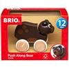 BRIO Orso da Spingere, Gioco per l'Infanzia, Giochi per Bambini, Materiali di Alta Qualità, Età Raccomandata 12+ Mesi