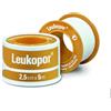 Leukoplast CEROTTO IN ROCCHETTO LEUKOPOR IPOALLERGENICO TESSUTO NON TESSUTO BIANCO 2,5X500 CM