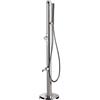AMA Luxury Lavapiedi Marte con doccetta mobile in acciaio inox AISI 316 L