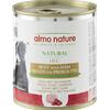 Almo Nature per Cane da 280gr Gusto Manzo con Prosciutto