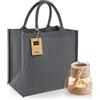 Westford Mill Shopper in juta Evelin 30x30x19 cm personalizzate o neutre