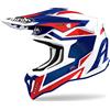 AIROH Casco Airoh Strycker Axe blu rosso lucido
