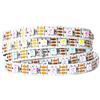 BTF-LIGHTING WS2812E Fili in lega ECO RGB 5050SMD Indirizzabile individualmente 1m 60Pixel PCB bianco flessibile Full Color LED Pixel Strip Dream Color IP30 Non impermeabile progetti fai-da-te DC5V