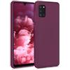 kwmobile Custodia Compatibile con Samsung Galaxy A31 Cover - Back Case per Smartphone in Silicone TPU - Protezione Gommata - viola bordeaux