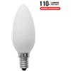 ALCAPOWER LAMPADINA LED E14 4W FILAMENTO OPACA CALDA CANDELA AP35_4-ALC929976