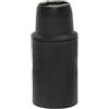 FAI PORTALAMPADA RESINA LISCIA E14 NERO NIPLES METALLO -FAI0166-N-P-TPL