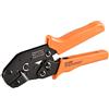 Heschen Mini pinza crimpatrice a cricchetto, SN-02WF, terminali terminali per cavi, da utilizzare per 0,14-2,5 mm² (26-13 AWG), arancione