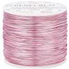 BENECREAT 235m 0.8mm Filo di Alluminio Resistente All'appannamento Filo Metallico da Scolpire Pieghevole per Lavori di Perline Artigianali di Gioielli, Rosa