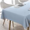 Home Direct Tovaglia in Tela Cerata plastificata Rettangolare 140 x 200cm (Blu Grigio)