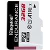 Kingston 32GB Scheda microSD Kingston High Endurance UHS-I U1 [SDCE/32GB]