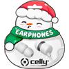 Celly Auricolari Celly XMAS forma pupazzo di neve [XMASEARSNOWWH]