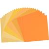 Vaessen Creative Florence Cartoncino Testurizzata - Materiali per Biglietti Colorati 30,5 x 30,5 cm - Giallo - 24 Fogli - Carta Colorata per Scrapbooking, Biglietti, Fustellatura e Progetti con la Carta - 216 gsm