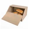 Lupia Portapane NEW, Contenitore per Cibo Secco con decoro LEAVES in legno VINTAGE 30x40x20 cm