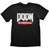 Gaya Entertainment DOOM Eternal - Logo Uomo T-Shirt Nero S, 100% Cotone, Regular