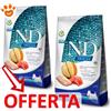 Farmina Dog N&D Ocean Adult Mini Salmone Merluzzo e Melone - Offerta [PREZZO A CONFEZIONE] Quantità Minima 2, Sacco Da 7 Kg