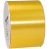 PRÄSENT C.E. PATTBERG Nastro colore giallo, rotolo nastro regalo, lungh. 91 m, largh. 90 mm, per decorare, abbellire pacchetti di Natale e pacchi regalo in ogni occasione