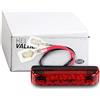 HELLA VALUEFIT 2TM 357 010-011 Luce posizione posteriore, LED, 12V, Montaggio, esterno, colore diffusore luce rosso, Cavo 150mm, Spina Manicotto spina piatta, Sx/Dx, Quantità 1