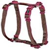 CAMON PETTORINA REGOLABILE H DOUBLE PREMIUM BICOLOR MARRONE/CICLAMINO 20 X 450-750 MM DC119/T.03