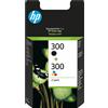 HP Confezione da 2 cartucce originali di inchiostro nero/tricromia HP 300