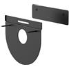 Logitech Tap Wall Mount - Supporto da parete salvaspazio con gestione dei cavi