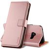 Anjoo Cover compatibile per Samsung A5 2017, in pelle PU con chiusura magnetica di alta qualità, a portafoglio, compatibile con Samsung A5 2017, colore: Rosa
