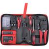 Hi-Spec Kit Elettricista, Tester Cavi RJ45/RJ11, Crimpatrice
